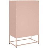 vidaXL Visoka omara roza 68x39x111,5 cm hladno valjano jeklo | Shoptok.si