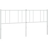 Maison Chic kovinsko posteljno vzglavje - vzglavna omarica - nočna omarica belo 193 cm, (21705269) | Shoptok.si