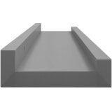  Zidne police 4 kom sive 60 x 9 x 3 cm | Eponuda.com