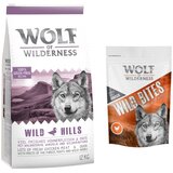Wolf of Wilderness 12 kg suhe hrane + Snack gratis! - Adult "Wild Hills" raca - brez žit + Wide Acres - piščanec (monoprotein) Cene