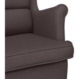  Fotelja tamno smeđa 74x84x100 cm od tkanine | shoptok.hr
