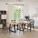  Noge za blagovaonski stol V-oblik 3 kom Crne 90 x (72-73,3) cm Čelik | shoptok.hr