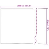  Statička folija za prozore Frosted bijela 45 x 2000 cm PVC | shoptok.hr