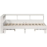  Krevet s regalom z knjige bez madraca bijeli 135x190cm borovina | shoptok.hr