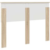vidaXL uzglavlje s uzglavljem sonoma hrast 120 cm konstruirano drvo | shoptok.hr