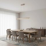  LED luster na sajli CASHMERE LED/80W/230V 30x100 cm bela | Eponuda.com
