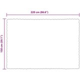  Lažni zec deka Bordeaux Crvena 150 x 220 cm Poliester | shoptok.hr