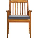  9-dijelni vrtni blagovaonski set s jastucima bagremovo drvo | shoptok.hr