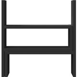  Organizator za stol podesivi crni 40x17x41 cm konstruirano drvo | shoptok.hr