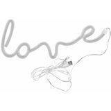  LED neonska zidna dekoracija LOVE LED/3W/3xAA USB crvena | Eponuda.com