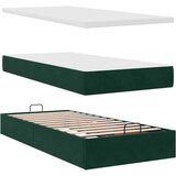  Okvir kreveta s madraca tamnozeleni 80x200cm baršunasti | Eponuda.com