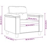  Fotelja bež 60 cm od mikrovlakana | shoptok.hr