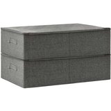 vidaXL Škatla za shranjevanje 2 kosa blago 70x40x18 cm antracitna, (20606777) | Shoptok.si