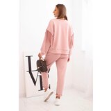 Kesi Włoski Ladies' butter set with tassels on the sleeves dark powder pink | shoptok.hr