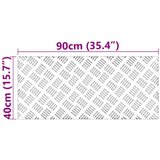 ALU Čelični Pločasti Set 4 kom Anti-Sklizno 90x40 cm | shoptok.hr