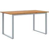  Vrtni set za objed 7 pcs Siva Čvrsto drvo akacije | shoptok.hr