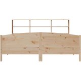 vidaXL Knjižna postelja brez vzmetnice 180x200 cm trdna borovina | Shoptok.si