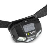 Retlux Punjiva LED čelna lampa sa senzorom LED/3W/900 mAh IP44 crna | Eponuda.com