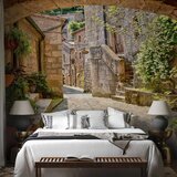  Foto tapeta - Provincial alley in Tuscany 392x280 Samoljepljiva | shoptok.hr