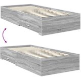  Okvir za krevet Siva Sonoma 90 x 190 cm Konstruirano drvo | shoptok.hr