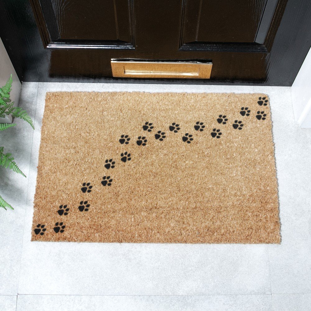 Artsy Doormats Otirač od kokosovih vlakana 40x60 cm Paw Prints – | shoptok.hr
