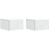montirana na zid 2 pcs Bijela 34,5 x 33 x 20 cm
