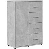 vidaXL Komoda 2 kosa betonsko siva 60x31x84 cm inženirski les | Shoptok.si
