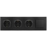  Legrand-trostruka kućna SCHUKO utičnica 250V/16A i jednopolni prekidač br. 1 NILOE Cene