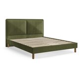 Bobochic Paris Zeleni podstavljeni tapecirani bračni krevet s podnicom 140x190 cm Mara – | shoptok.hr