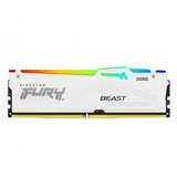 Kingston dimm DDR5, 64GB (2x32), 5.200MHz, fury beast white rgb xmp (KF552C40BWAK2-64) | ePonuda.com