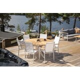 Venture Home Mexico okrugli vrtni blagovaonski stol ⌀140 cm, prirodna boja drva, &amp;scaron;ifra 6161-400 Slike