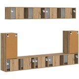  Set TV komoda 5 kom. Umjetnički hrast Konstruirano drvo | shoptok.hr