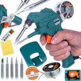Rosfix SolderPro 60W Spajkalnik – Transformatorni Spajkalnik z Podajalnikom Lota | 60W, 450°C, Sn63Pb37, 6 Grotov, (5000356499) Cene