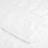 vidaXL Komplet brisač iz bombaža 8-delni bela 600 gsm 100 % bombaž | Shoptok.si