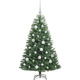vidaXL Umjetno božićno drvce s nogom Zelena 120 cm PVC i metal | shoptok.hr