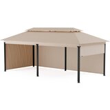 Blumfeldt Grandezza Cortina vrtna sjenica 3x6 m | otporna na vremenske uvjete | zaštitno lakiranje | bočne rolete | shoptok.hr