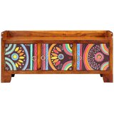 Ormar za cipele Šareni 90 x 35 x 40 cm Čvrsto drvo akacije | shoptok.hr