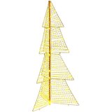 vidaXL Božično drevo med 160 LED Toplo bela 150 cm PET, (5000066055) | Shoptok.si