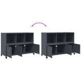  Komoda antracit 100,5x39x72 cm od čelika | shoptok.hr