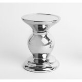 Srebrni porcelanski svecnjak 9* visina 12cm 181722
