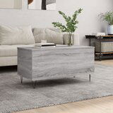 The Living Store Klubska mizica siva sonoma 90x44,5x45 cm inženirski les - Klubska Mizica, (21574339) | Shoptok.si