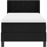  Postelja boxspring z vzmetnico z vzmetnico Črna 80 x 200 cm, (5000126140) | Shoptok.si