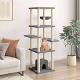  Penjalica za mačke sa stupovima za grebanje tamnosiva 154 cm | shoptok.hr