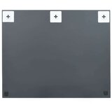  Zidno ogledalo bez okvira s LED svjetlima pravokutno stakleno | shoptok.hr