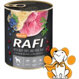 Rafi Dog Grain Free Beef Tripe & Pork Ham 800g, Vlažna Hrana Za Zdravu Probavu | Eponuda.com