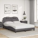  Okvir za krevet Viana bez madraca sivi 140x190 cm od umjetne kože | Eponuda.com