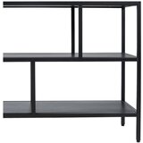 Ixia Črna jeklena TV omarica 120x55 cm – | Shoptok.si