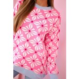 Kesi Geometric motif sweater light pink | shoptok.hr