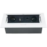  Preklopna produžna traka sa 2x 230 V utičnicama, USB-A 3,1 A, USB-C 15,5 W i RJ45 | Eponuda.com