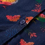  Dječja haljina s dugim rukavima modra 128 | shoptok.hr